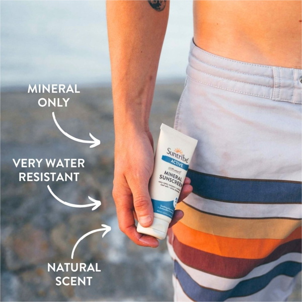 2026 Suntribe Active Protector Solar Orgánico Mineral SPF 50 STSSAC